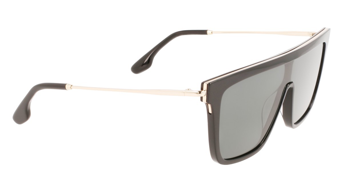 Sonnenbrillen Victoria Beckham VB650S (001) farbe black form maske gläser grey