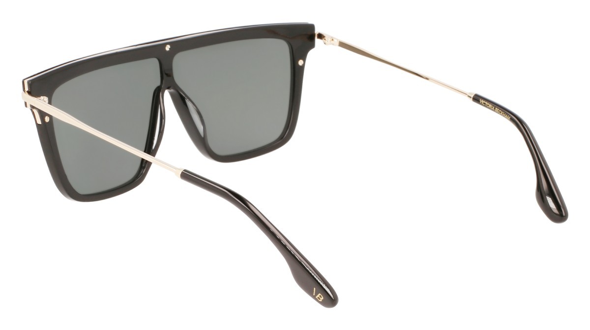 Sonnenbrillen Victoria Beckham VB650S (001) farbe black form maske gläser grey