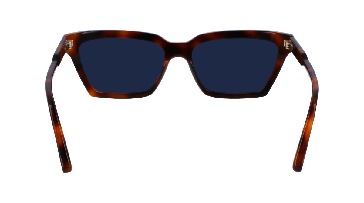 Sonnenbrillen Victoria Beckham VB661S (215) farbe tortoise form rechteckig gläser solid denim