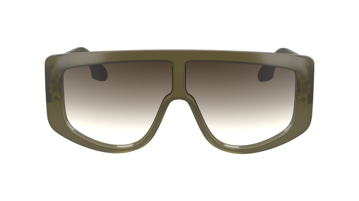 Sonnenbrillen Victoria Beckham VB664S (310) farbe olive form pantos gläser gradient light brown