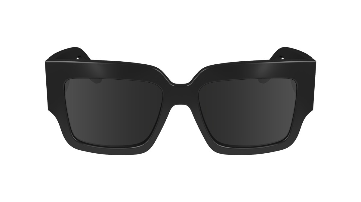 Sonnenbrillen Victoria Beckham VB667S (001) farbe black form rechteckig gläser solid grey