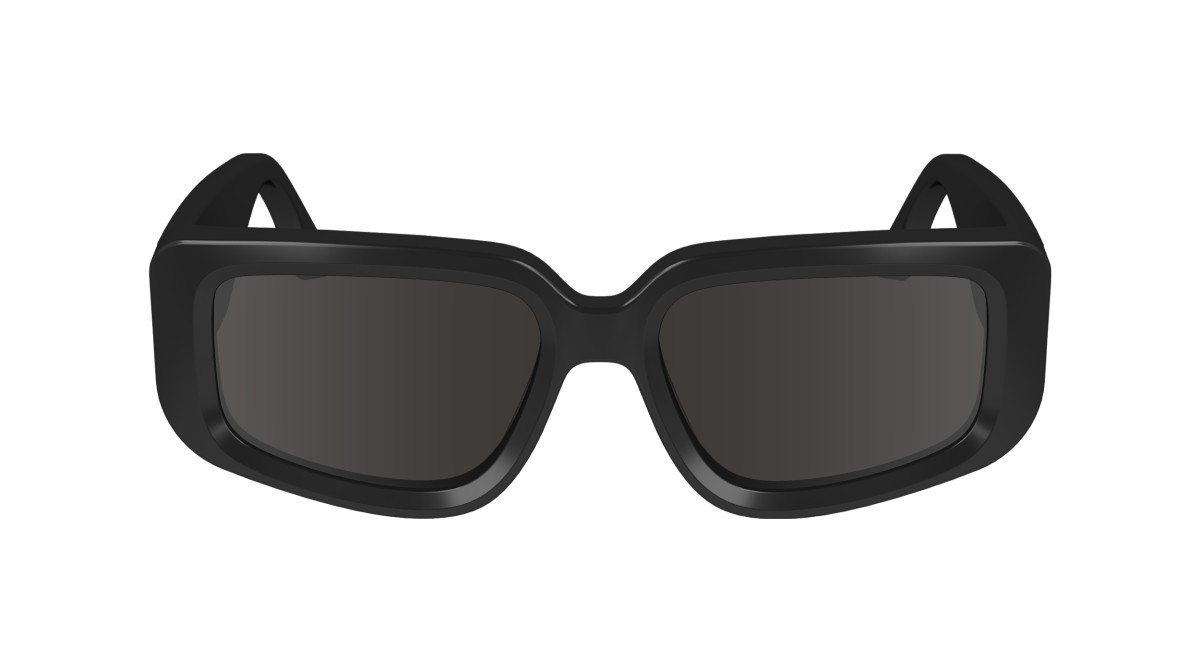 Sonnenbrillen Victoria Beckham VB670S (001) farbe black form rechteckig gläser solid grey