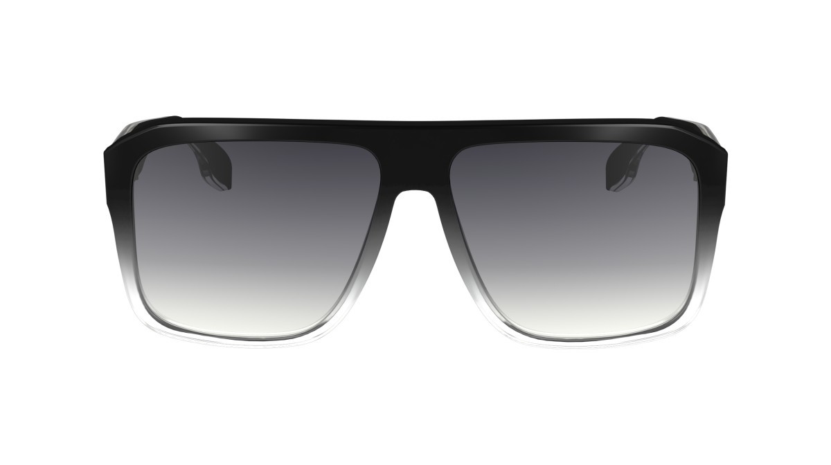 Sunglasses Victoria Beckham VB671S (009) color black/crystal shape navigator lenses gradient grey