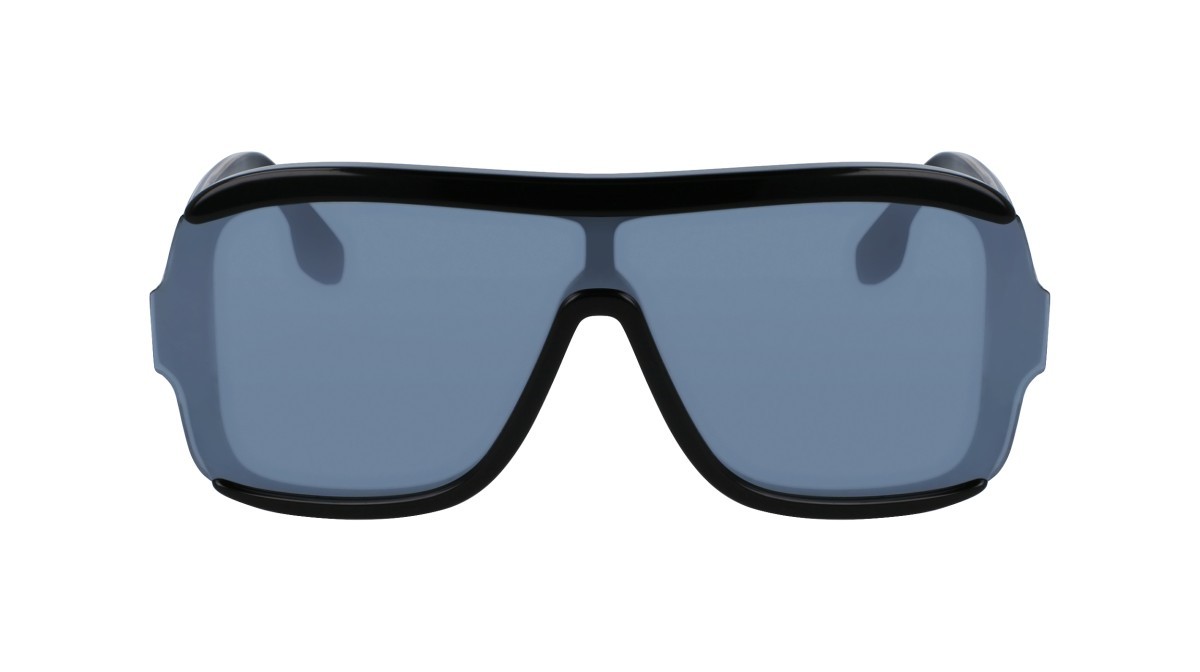 Sonnenbrillen Victoria Beckham VB673S (003) farbe black/silver mirror form maske gläser solid grey w/silver flash