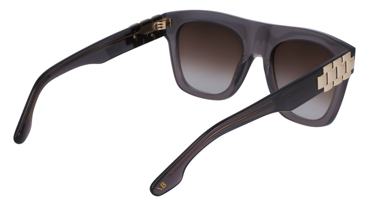 Sonnenbrillen Victoria Beckham VB675S (039) farbe fog form rechteckig gläser gradient brown/grey