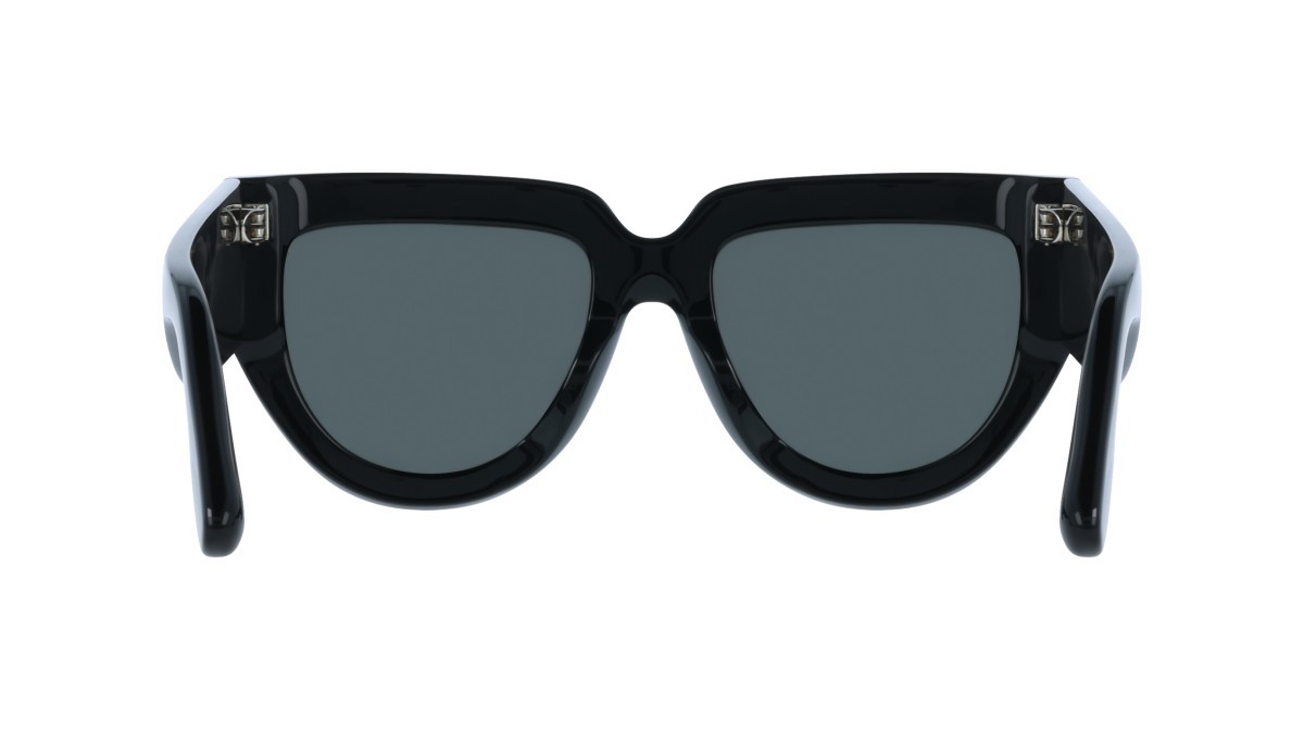 Sonnenbrillen Victoria Beckham VB679S (001) farbe black form pantos gläser solid dark grey