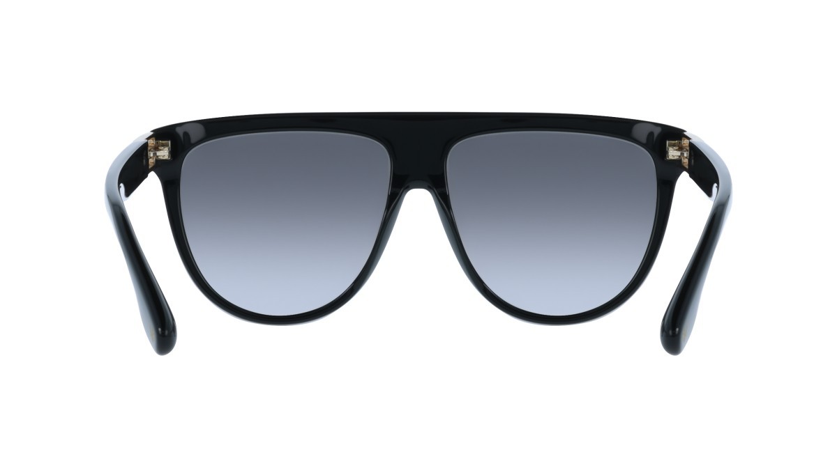 Sonnenbrillen Victoria Beckham VB680S (001) farbe black form aviator gläser grey gradient