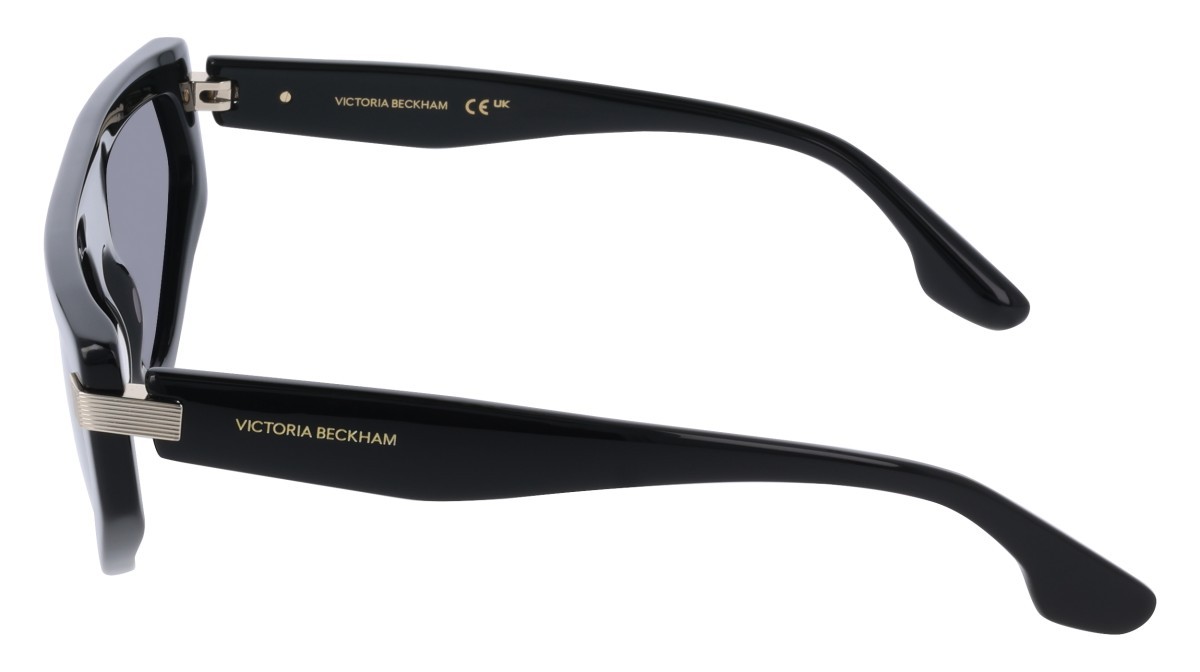 Sonnenbrillen Victoria Beckham VB685S (001) farbe black form pantos gläser solid grey