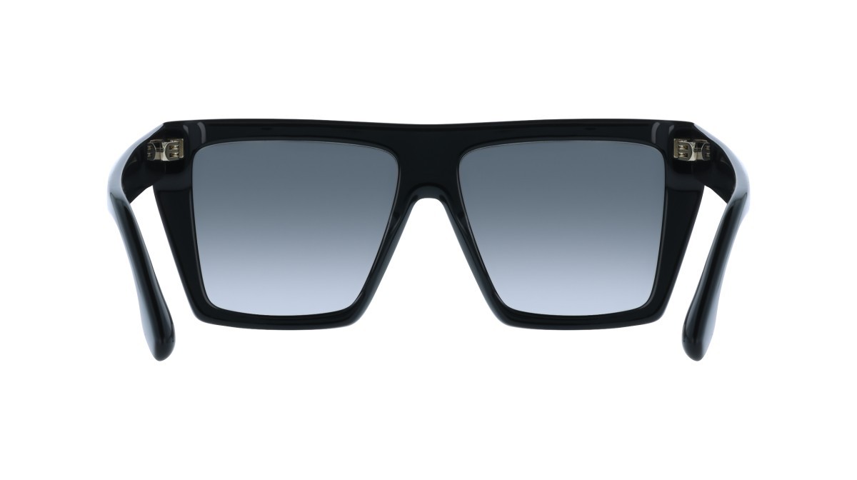 Sonnenbrillen Victoria Beckham VB686S (001) farbe black form quadratisch gläser gradient grey