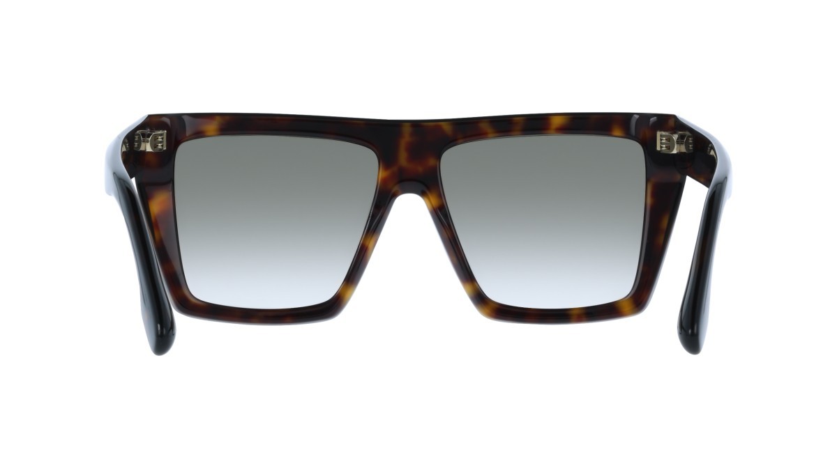 Sonnenbrillen Victoria Beckham VB686S (234) farbe dark havana form quadratisch gläser gradient khaki