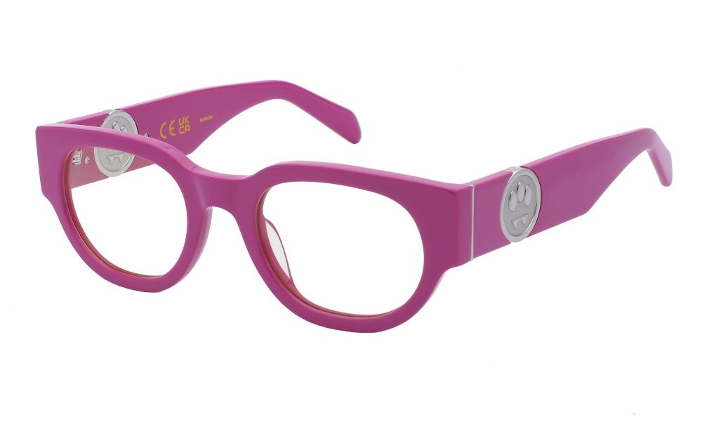 Eyeglasses Barrow Jupiter VBA015V (09M3) color fuxia pieno lucido lenses yellow
