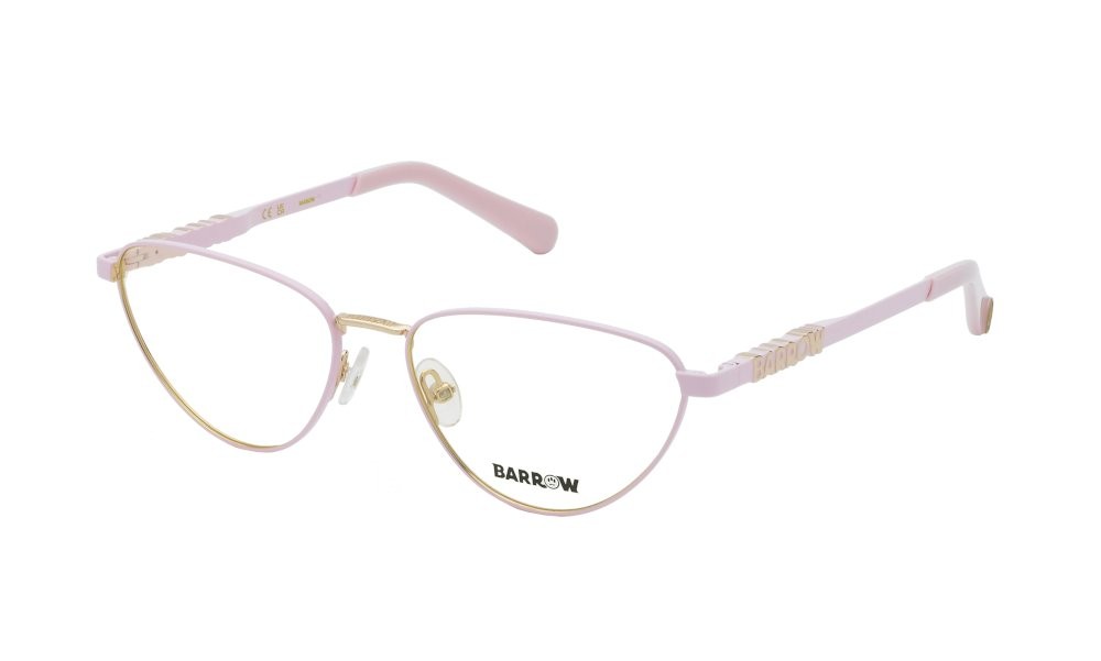 Eyeglasses Barrow Sideout VBA024 (323M) color oro rose' lucido c/parti rosa opache 