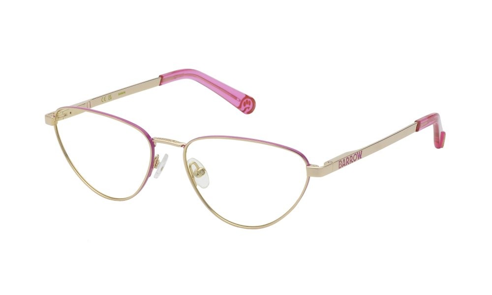 Eyeglasses Barrow Sideout VBA024V (0321) color oro rose' c/parti fuxia lucido 