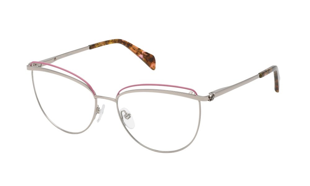 Occhiali da vista Blumarine VBM185 (0E59) colore oro rosso lucido c/parti colorate  