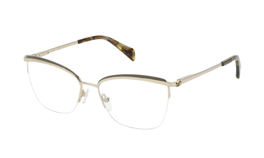 Brillen Blumarine VBM186 (0367) farbe oro rosè lucido c/parti marrone 