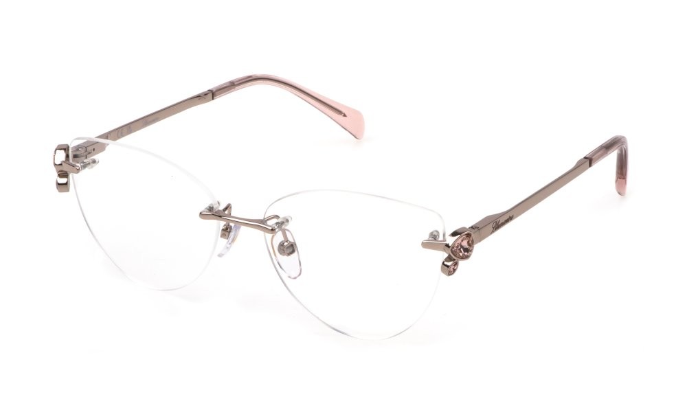 Occhiali da vista Blumarine VBM214S (0A32) colore visone lucido 