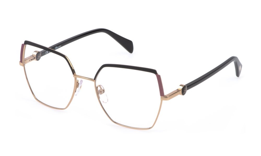 Occhiali da vista Blumarine VBM218 (0301) colore oro rosè lucido c/parti nero luc. 