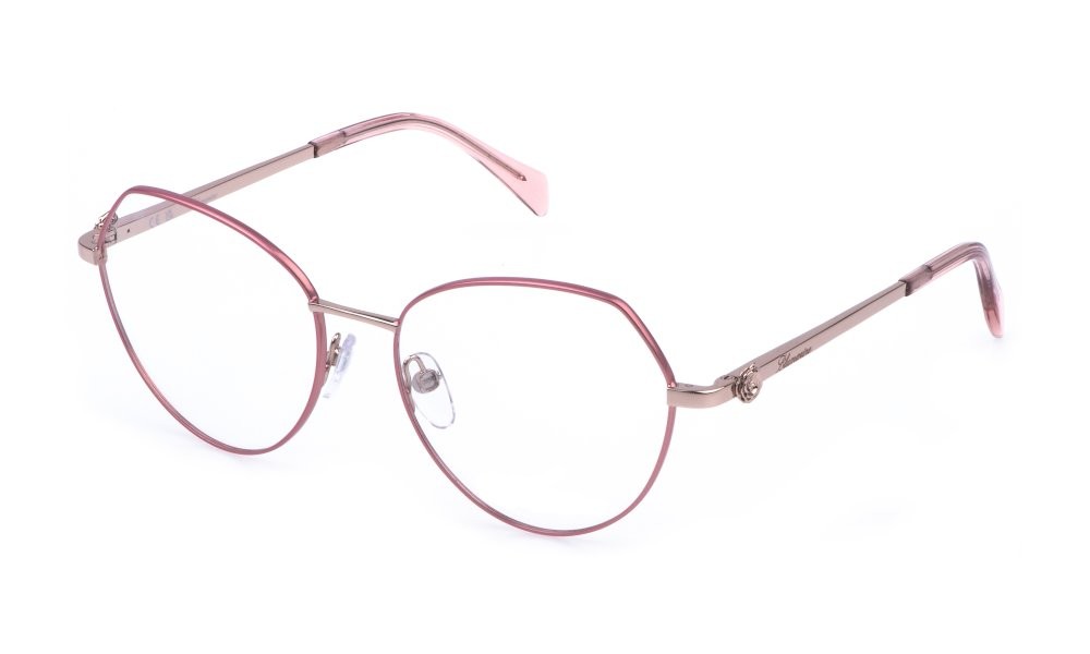 Occhiali da vista Blumarine VBM220 (0SMG) colore visone lucido c/parti colorate 