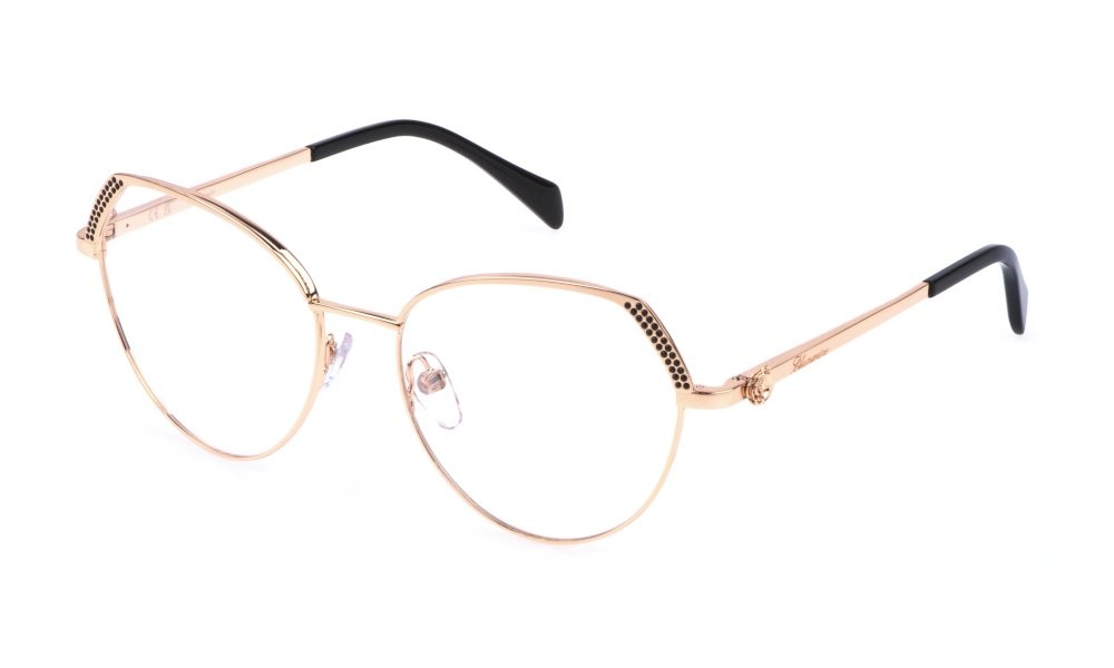 Occhiali da vista Blumarine VBM220S (08FC) colore oro ramato lucido c/strass 