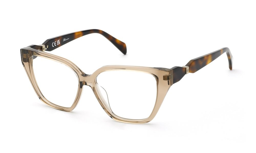 Occhiali da vista Blumarine VBM247 (07AY) colore marrone trasparente lucido 