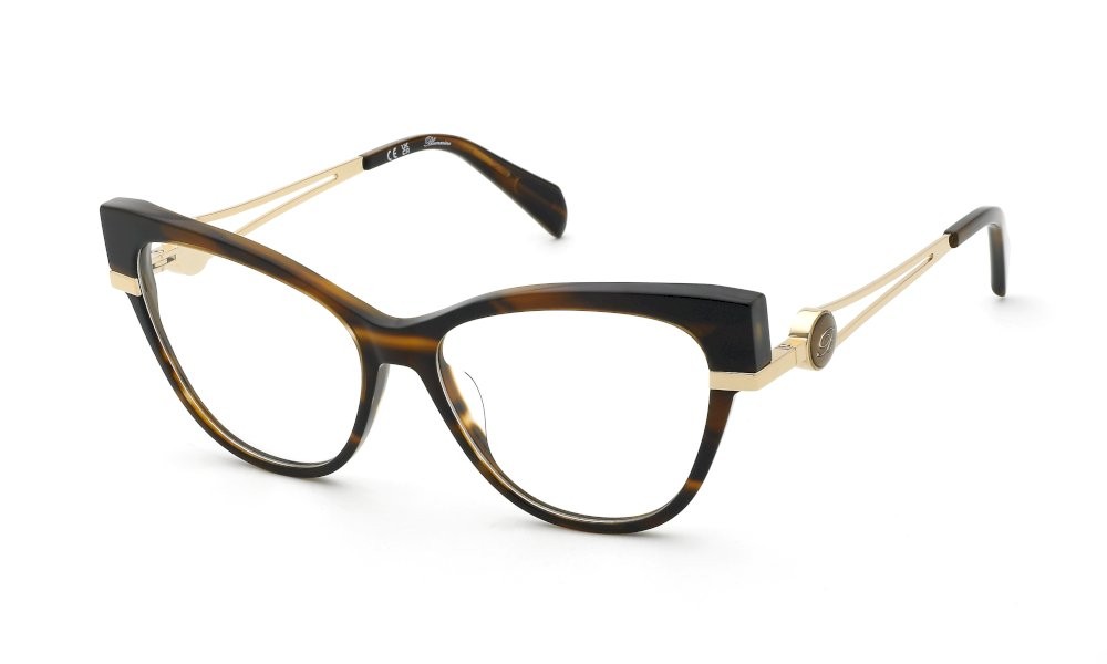 Occhiali da vista Blumarine VBM252 (09BD) colore avana marrone/rosso lucida 