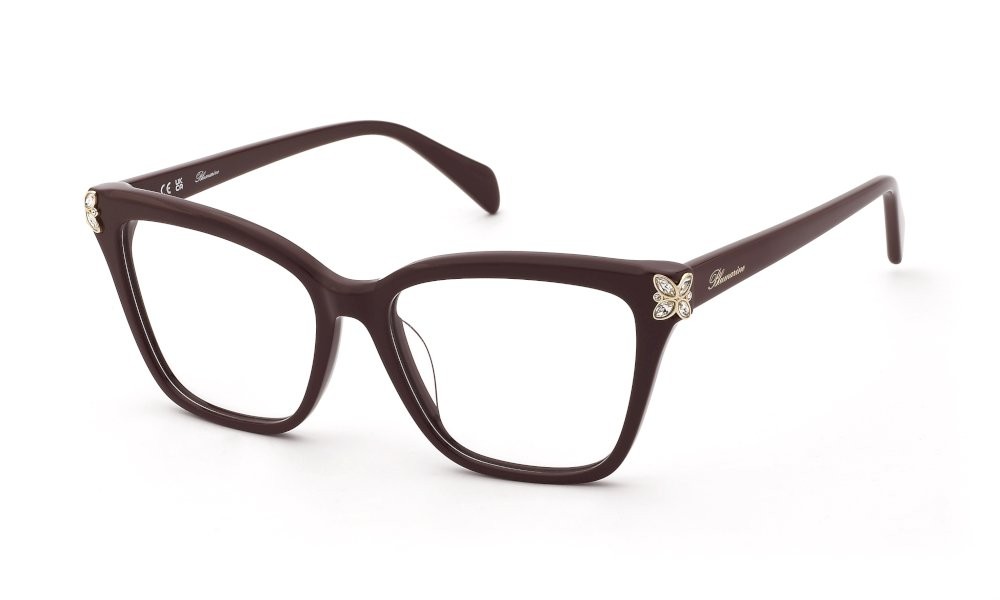 Occhiali da vista Blumarine VBM255S (09FD) colore prugna pieno lucido 