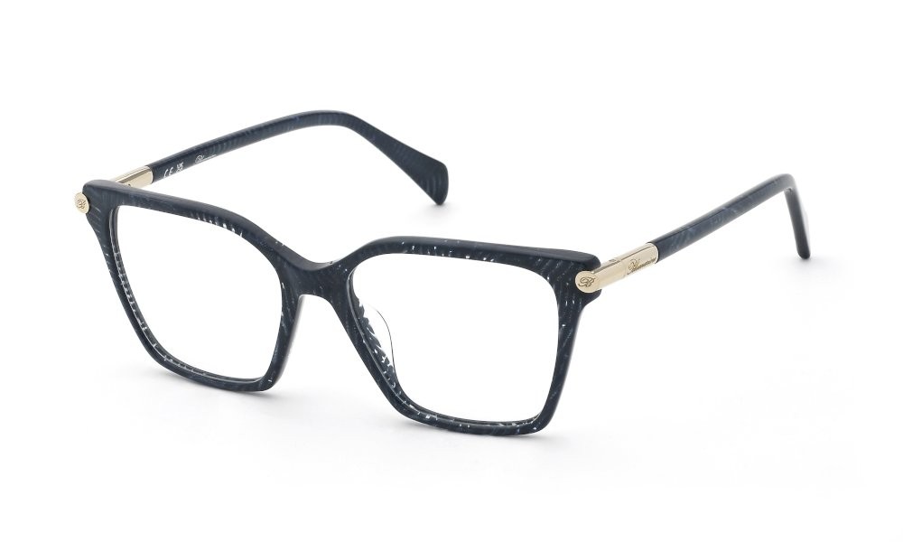 Occhiali da vista Blumarine VBM257 (0WA2) colore blu glittery lucido 