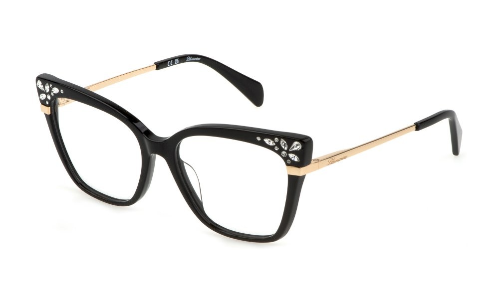 Occhiali da vista Blumarine VBM823S (0700) colore nero lucido 