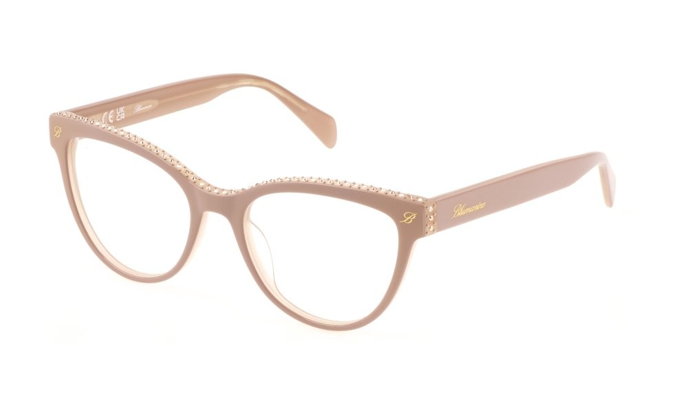 Occhiali da vista Blumarine VBM846S (06L3) colore top beige - beige opalino 
