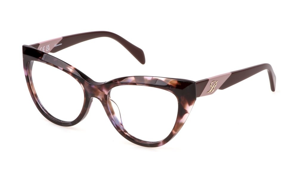 Occhiali da vista Blumarine VBM849 (0Z41) colore avana marrone-multicolor 
