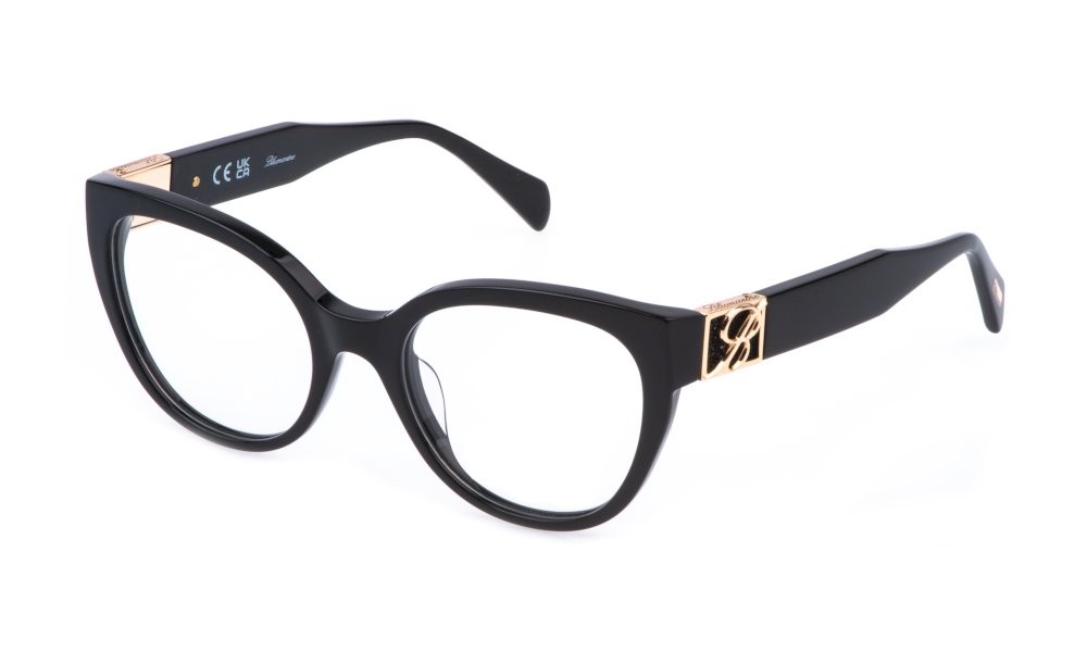 Occhiali da vista Blumarine VBM873S (700S) colore nero lucido c/strass 