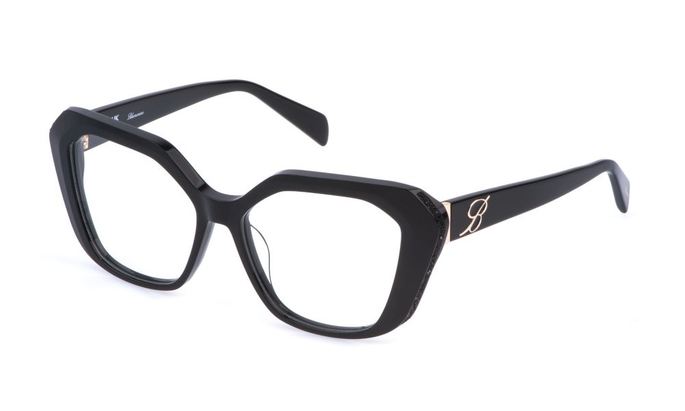 Occhiali da vista Blumarine VBM877S (0700) colore nero lucido c/strass 