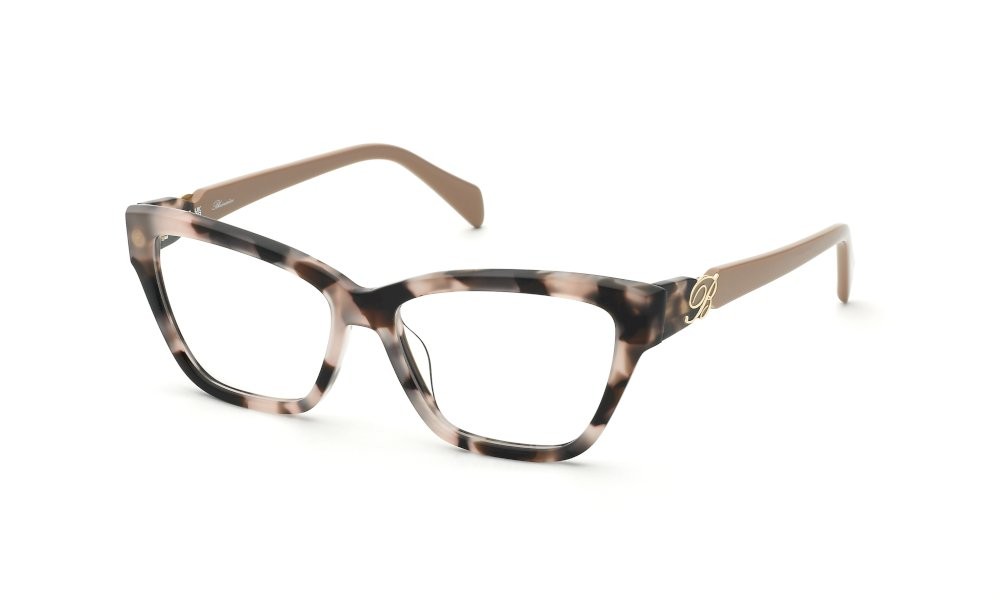 Eyeglasses Blumarine VBM883 (AGKK) color avana vintage rosa/marrone lucido 