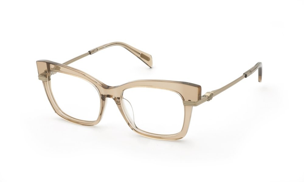 Occhiali da vista Blumarine VBM898 (07AY) colore marrone trasparente lucido 