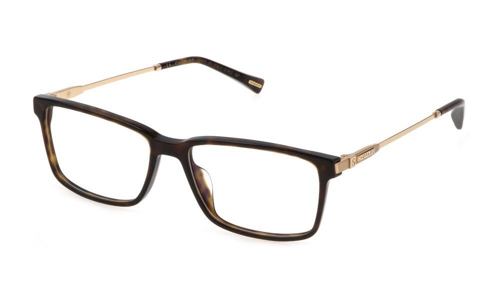 Eyeglasses Chopard VCH308 (0722) color avana scura lucida 