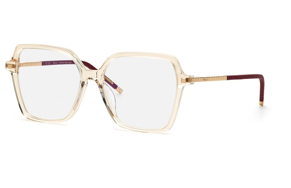 Brillen Chopard VCH348M (0805) farbe marron chiaro trasparente lucido 