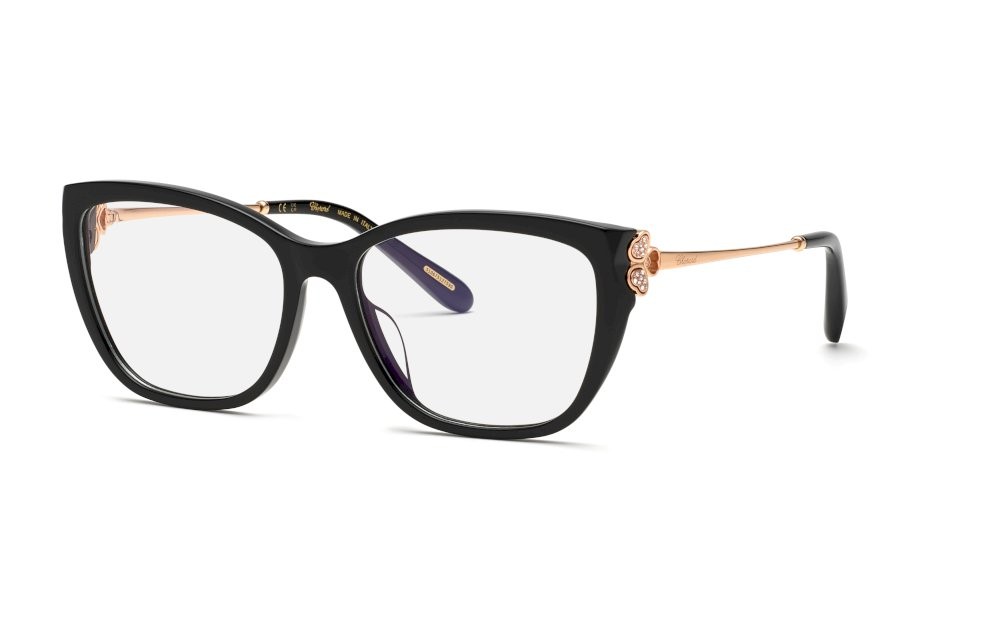 Eyeglasses Chopard VCH368S (0700) color nero lucido 