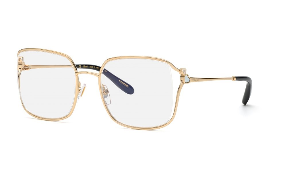 Brillen Chopard VCHG29S (0300) farbe oro rosè lucido totale c/strass e pietre 