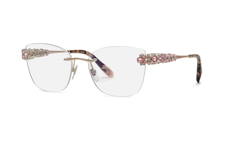 Brillen Chopard VCHG99S (0A39) farbe oro rosso lucido totale c/strass 