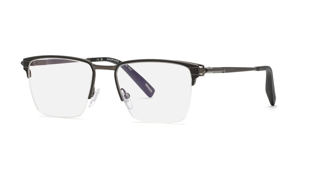Eyeglasses Chopard VCHL20V (0K56) color bachelite c/parti nero opaco 
