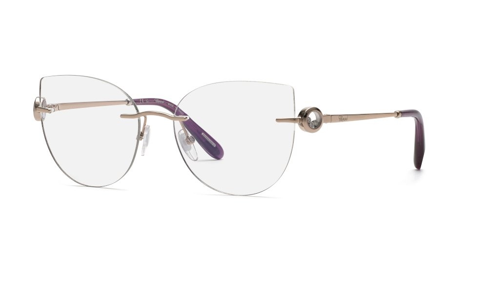 Eyeglasses Chopard VCHL27S (0A39) color oro rosso lucido totale 