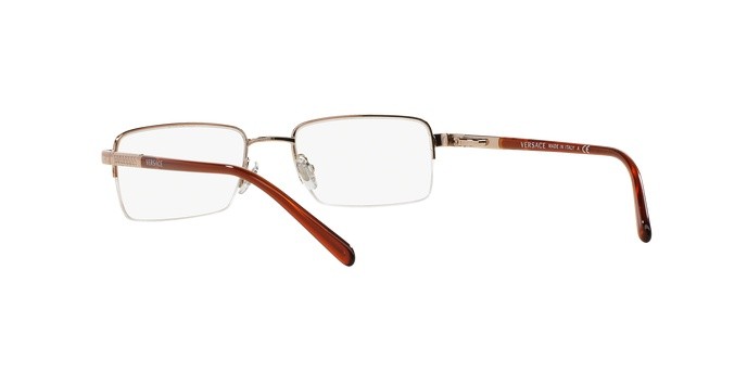 Eyeglasses Versace VE 1066 (1053) color light brown shape square lenses demo lens