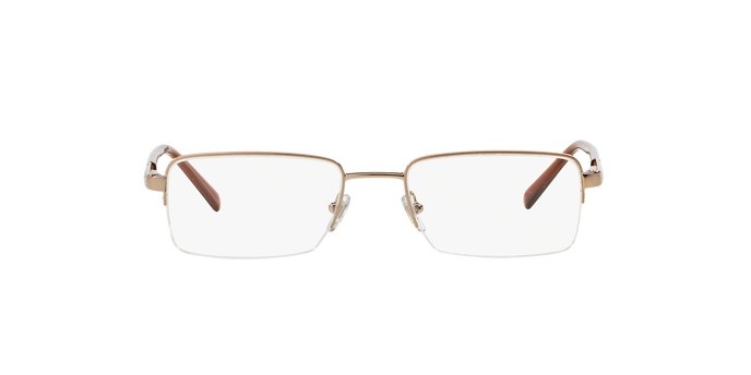 Eyeglasses Versace VE 1066 (1053) color light brown shape square lenses demo lens