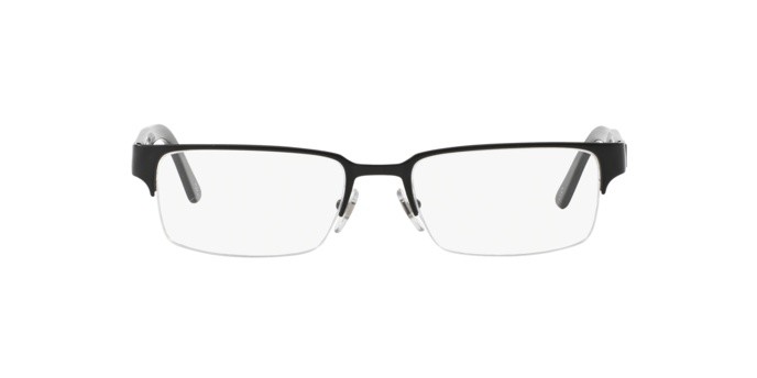 Eyeglasses Versace VE 1184 (1261) color matte black shape rectangle lenses demo lens