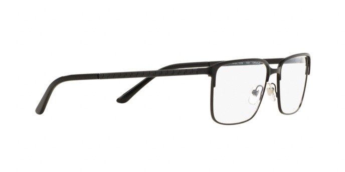 Occhiali da vista Versace VE 1232 (1261) colore matte black forma rettangolare lenti demo lens