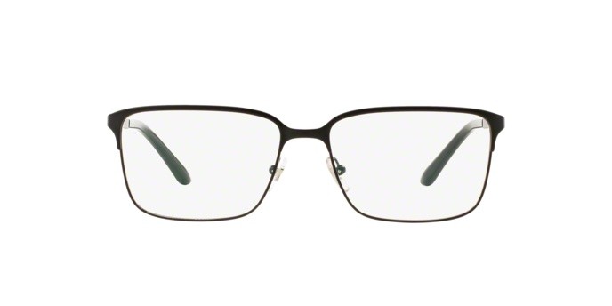 Occhiali da vista Versace VE 1232 (1261) colore matte black forma rettangolare lenti demo lens