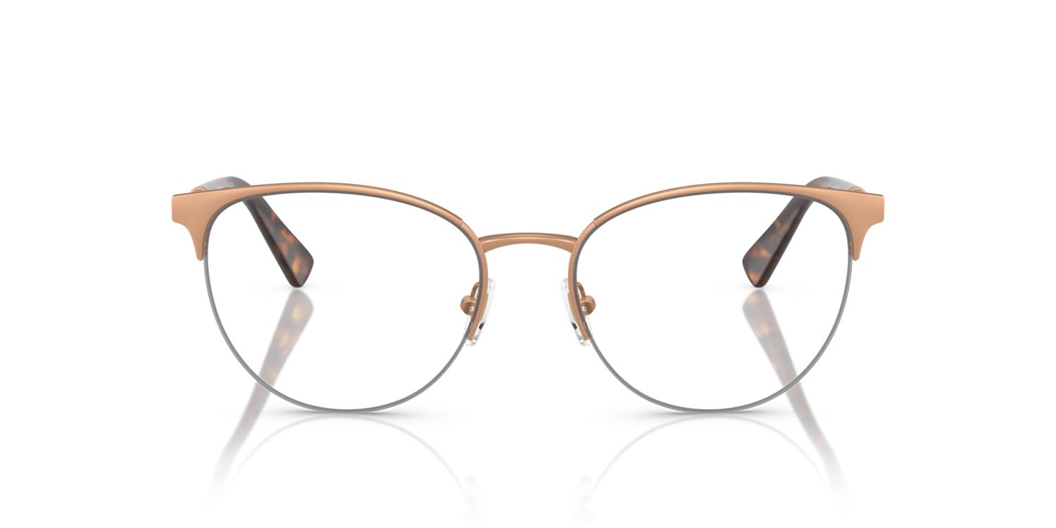 Occhiali da vista Versace VE 1247 (1412) colore rosa opaco forma pantos lenti lente demo
