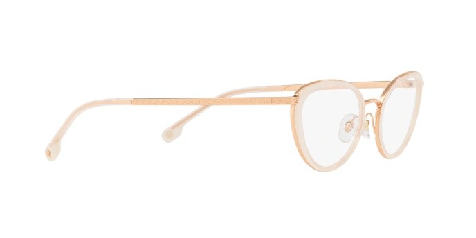 Brillen Versace VE 1258 (1442) farbe sand/pink gold form pantos gläser demo lens