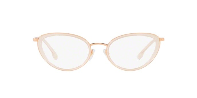 Brillen Versace VE 1258 (1442) farbe sand/pink gold form pantos gläser demo lens