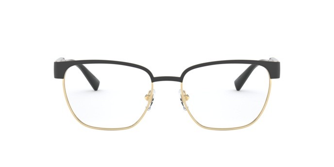 Occhiali da vista Versace VE 1264 (1436) colore matte black/gold forma quadrato lenti demo lens